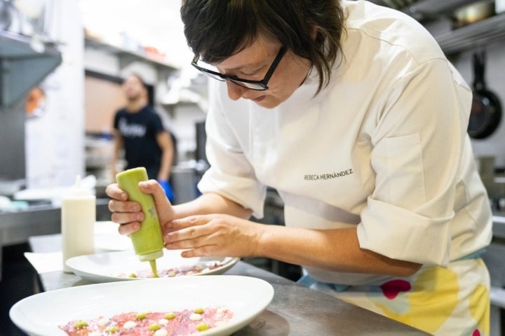 Mixtura en 'La Berenjena': Rebeca Hernández, chef de La Berenjena