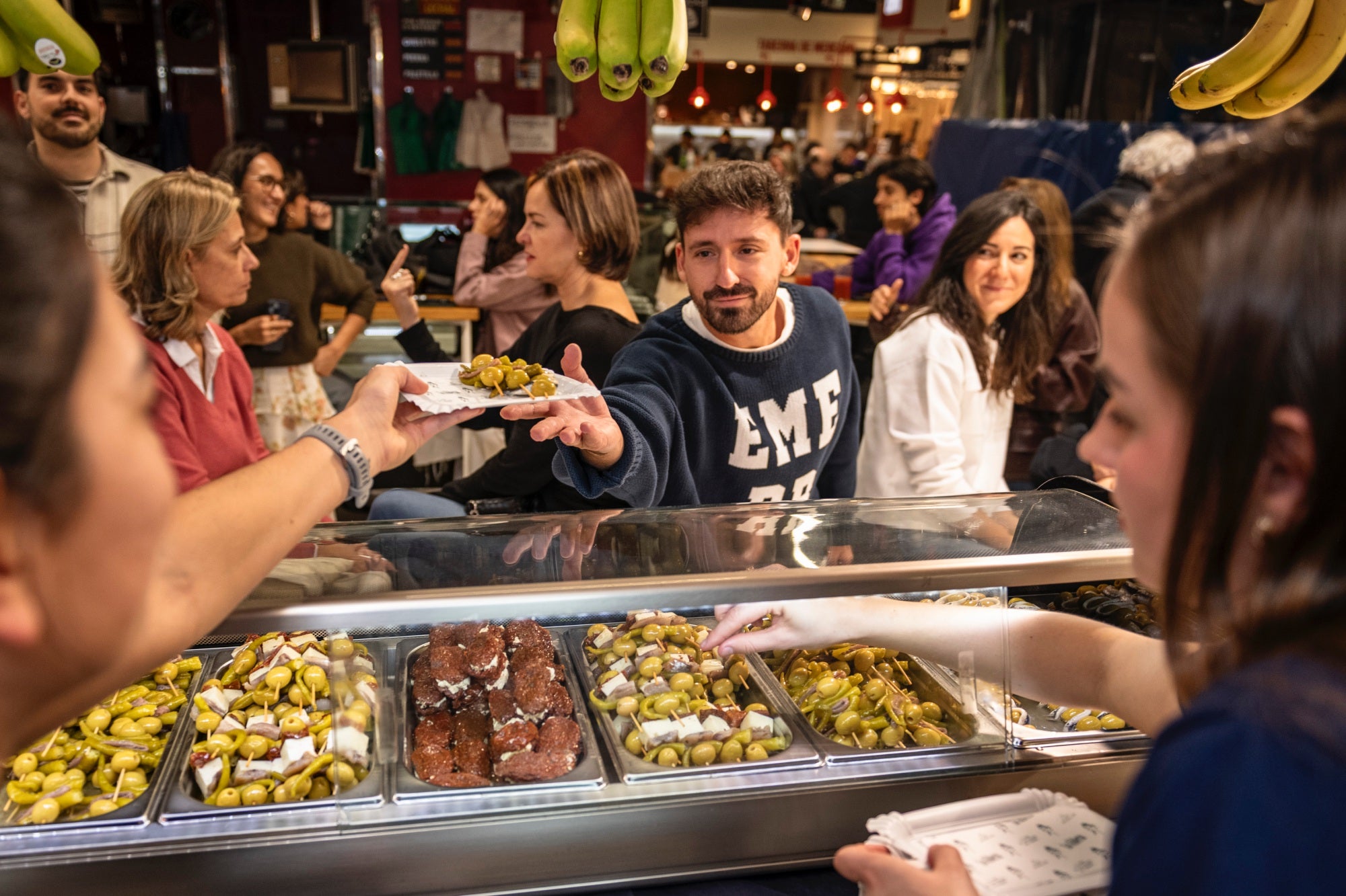 Marq Rodríguez pidiendo sus gildas.