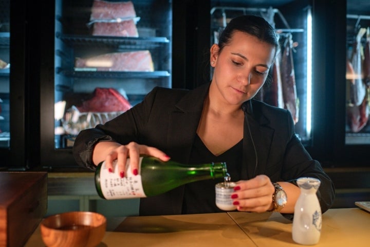 El maridaje de sake es toda una sorpresa.