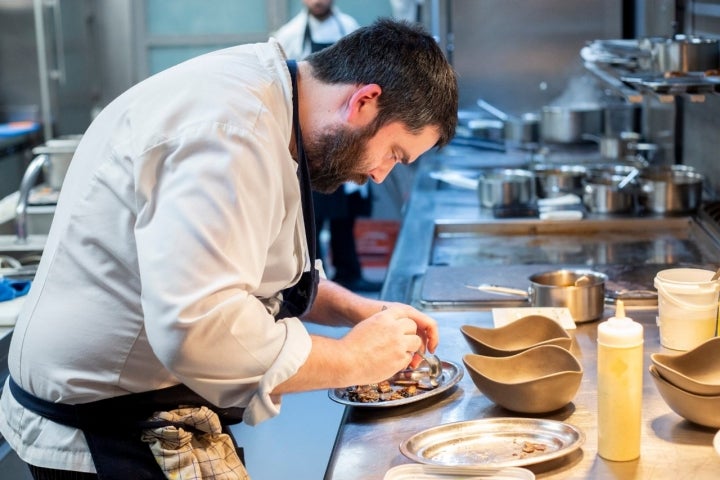 jesus iñigo cocinando abaco pamplona