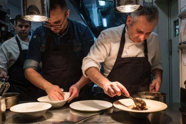 Fabio Gambirasi, el alma de la cocina.