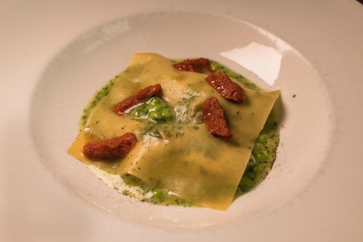 El raviolo aperto.