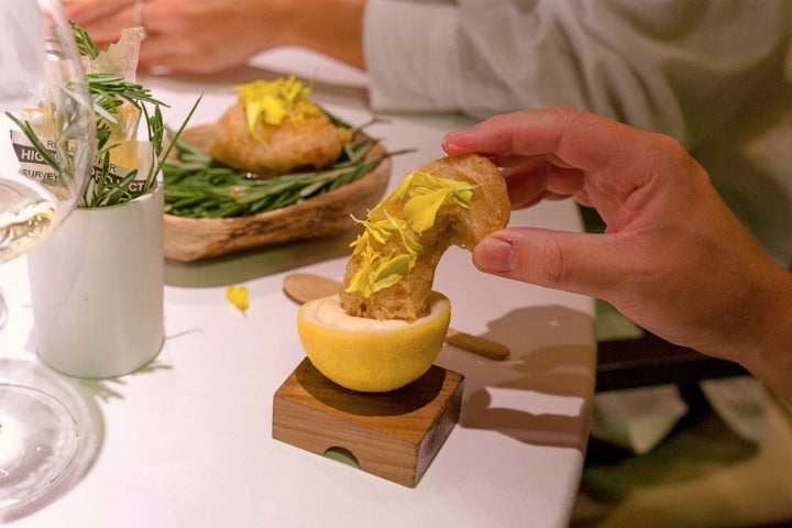 Restaurante 'Alejandro Serrano' (Burgos): versión del fish n' chips