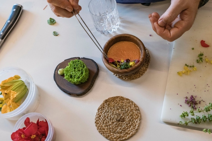 Plato Loratza del restaurante AMA (Tolosa, Gipuzkoa)