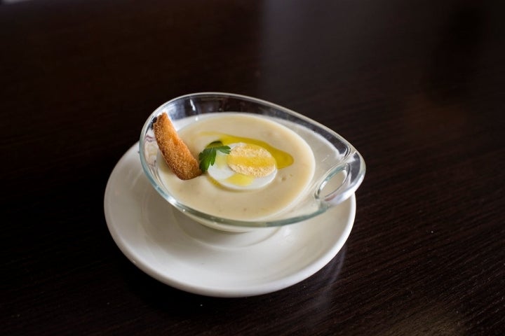 Tapa de porra blanca, la auténtica.