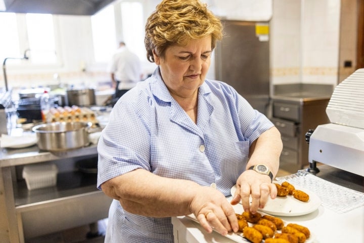 Pocos días faltan las croquetas en 'Bedua'. 