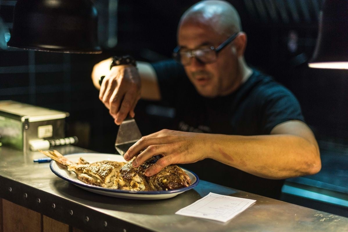 Un madrileño cocinando el mar