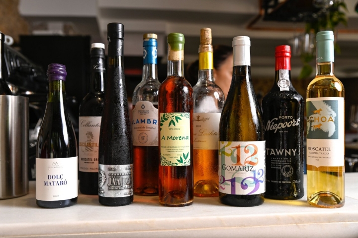 Vinos dulces del restaurante CaMucha (Vigo, Pontevedra).