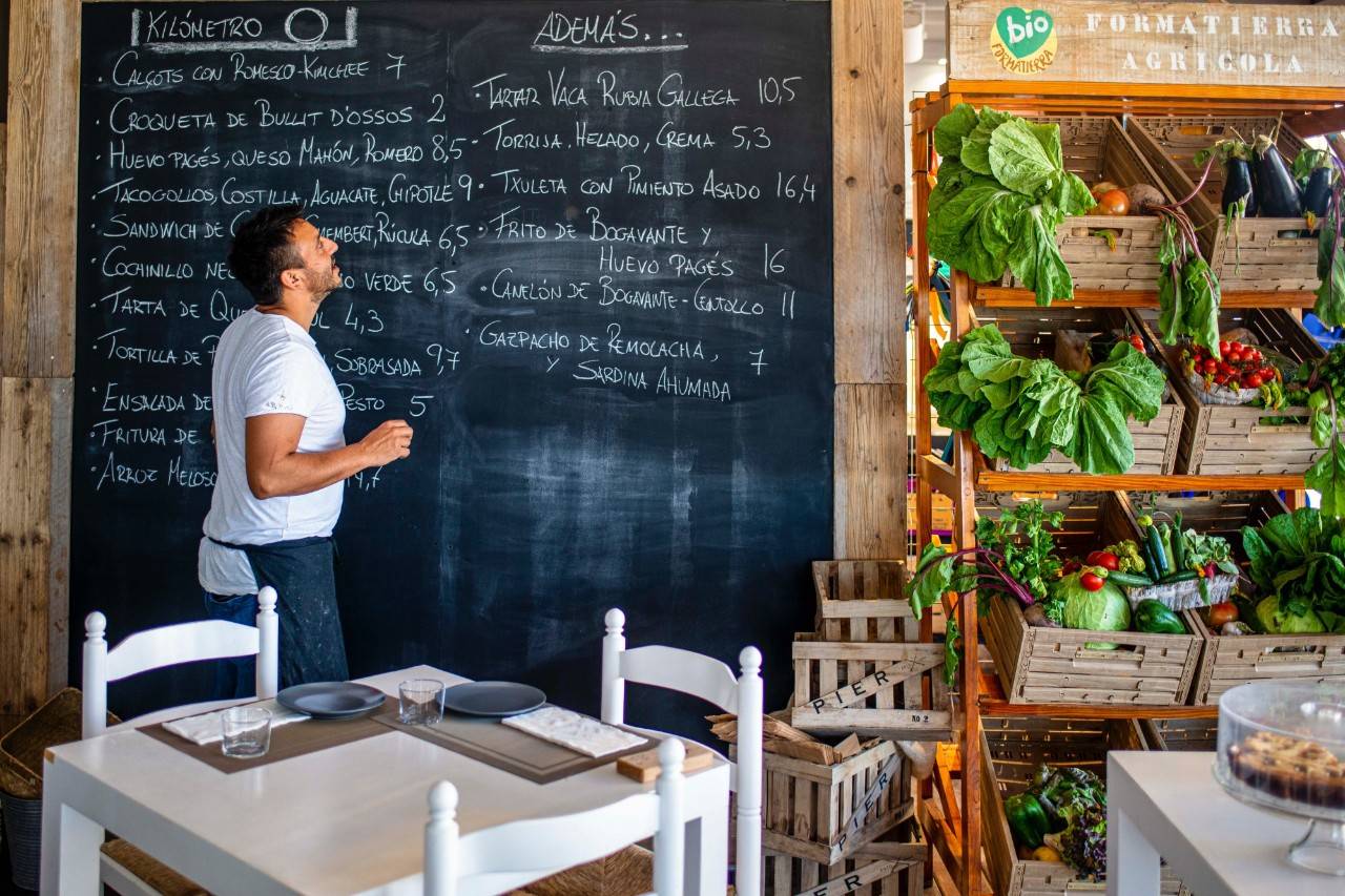 Restaurante 'Can Vent' (Es Pujols, Formentera): pizarra en vez de carta