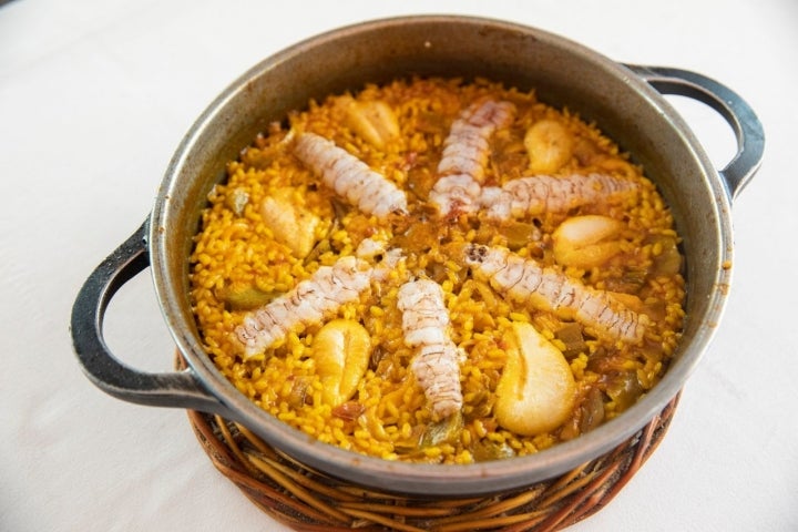 Arroz langostinos Casa Jaime