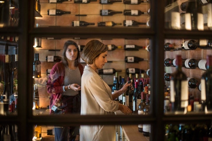 La bodega es parte fundamental de este restaurante.