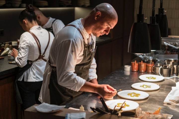 Andrés Romay, segundo de cocina del restaurante Cráter (Tenerife).