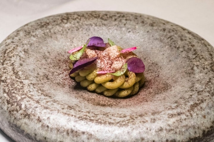 Escacho palmero del restaurante Cráter (Tenerife).