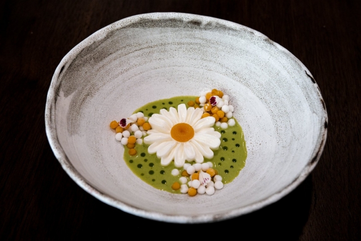 Postre Flor thaï.