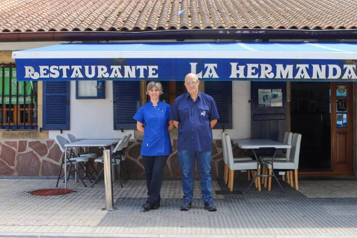 Restaurante 'Hermandad de Pescadores' (Hondarribia): Maite Martínez e Iñaki Bergés