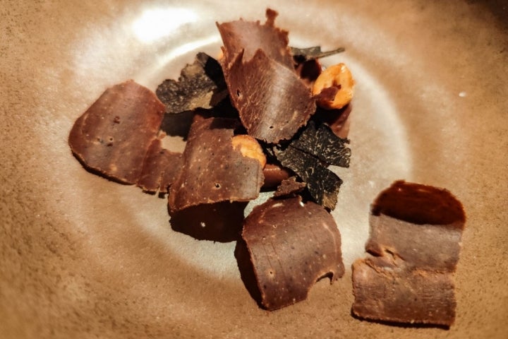 Chocolate, avellana y trufa.
