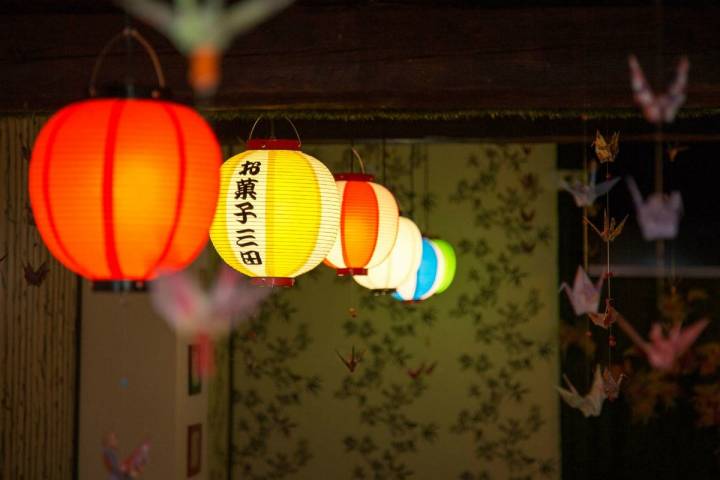 La decoración de Okashi Sanda es muy peculiar. / Foto: Okashi Sanda.
