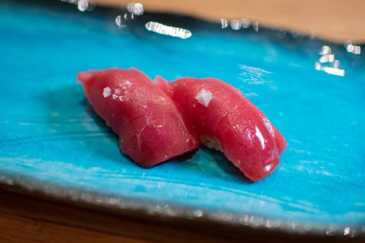 Zuara Sushi'. Akami de atún rojo
