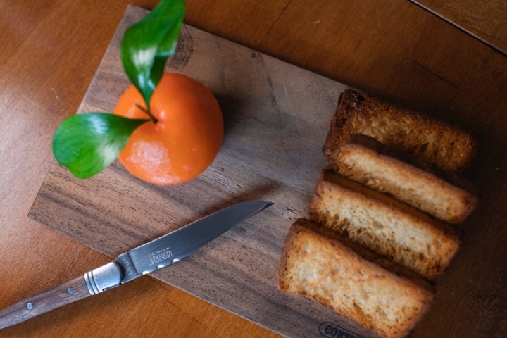 Lla mandarina que quiso ser foie', lista para untar.