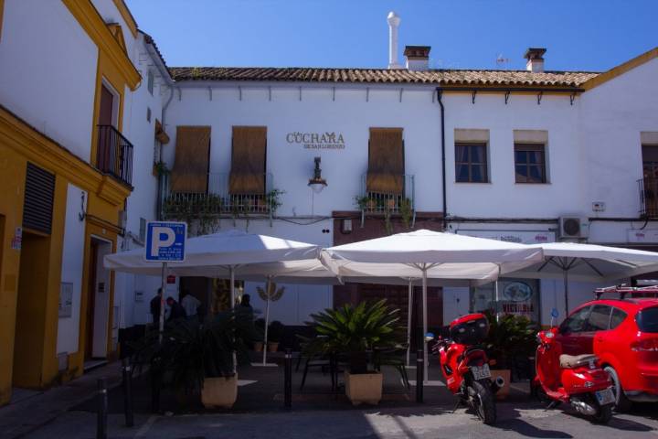 Fachada Restaurante La Cuchara de San Lorenzo