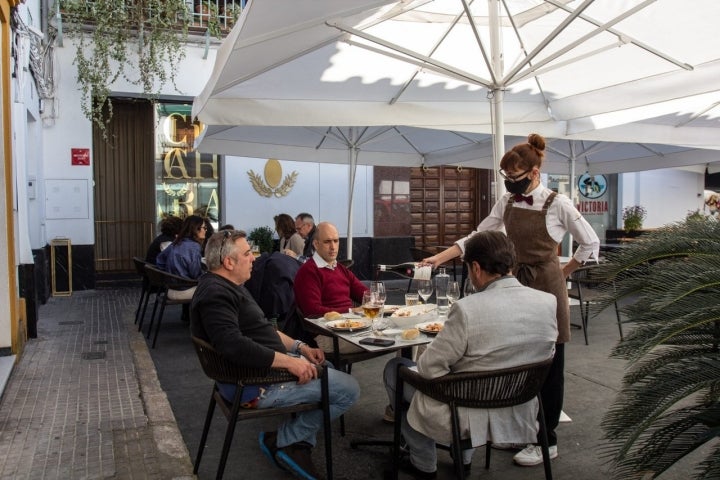 Terraza Restaurante La Cuchara de San Lorenzo