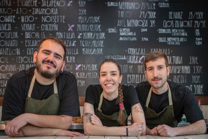 José, Carmen y Jesús.