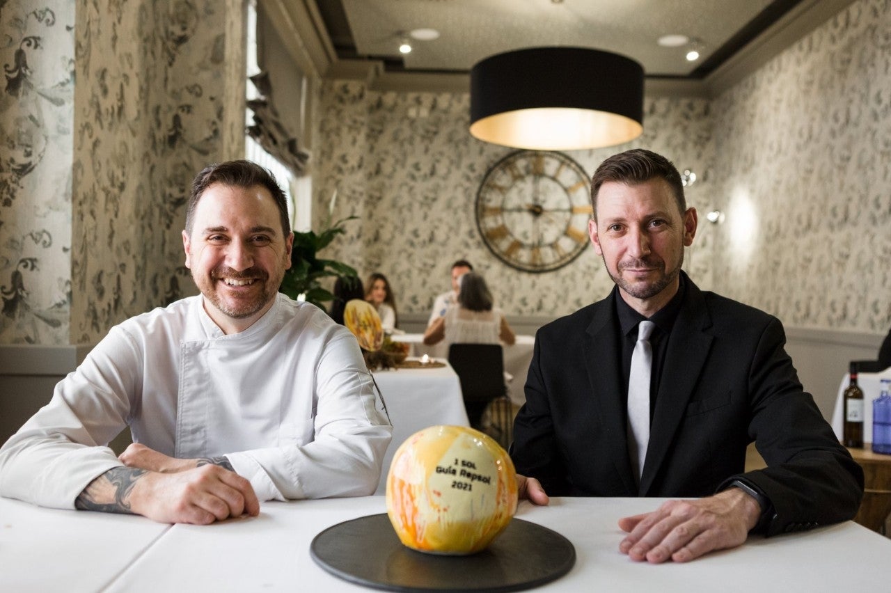 Restaurante 'La Senda' (Zaragoza): David y Óscar Baldrich con su Un Sol Guía Repsol 2021