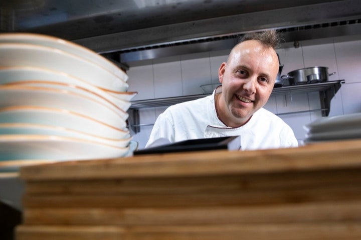 El chef huye de la cocina de vanguardia.