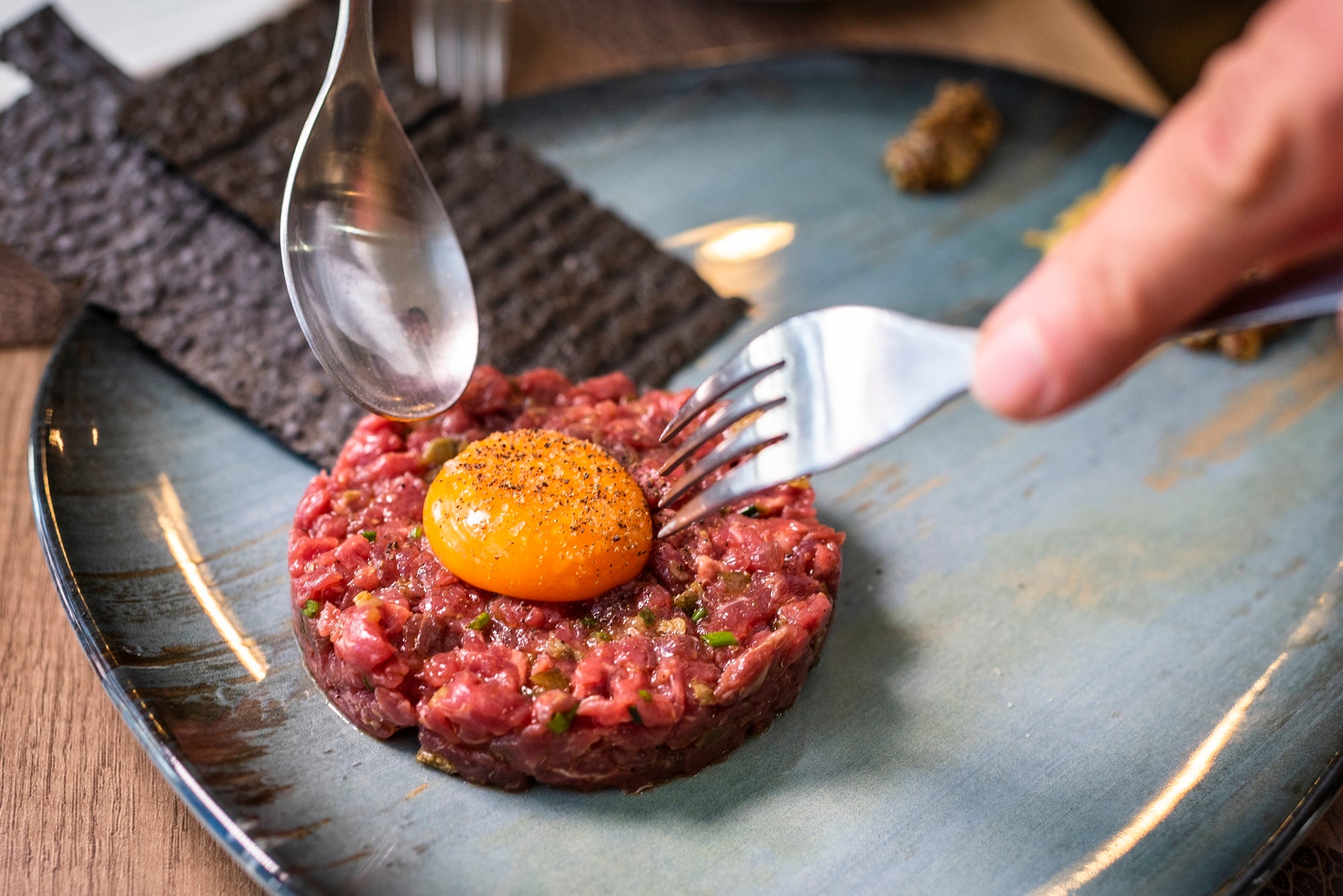 Restaurante Luz de Lumbre (El Escorial) steak tartar