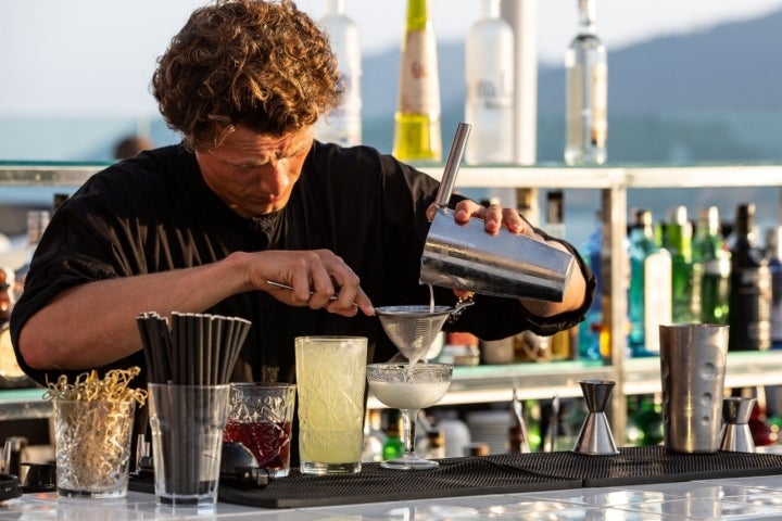 Restaurante 'Maymanta' (Ibiza): coctelero de pisco sour