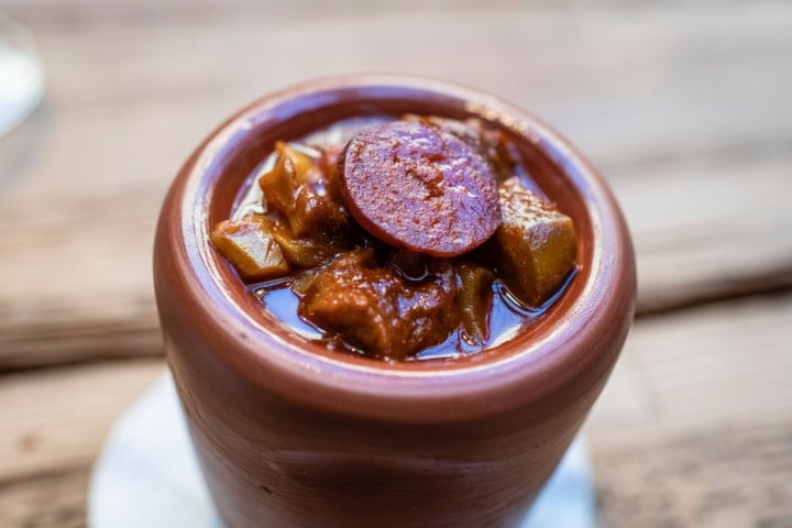 El segundo pase de callos.