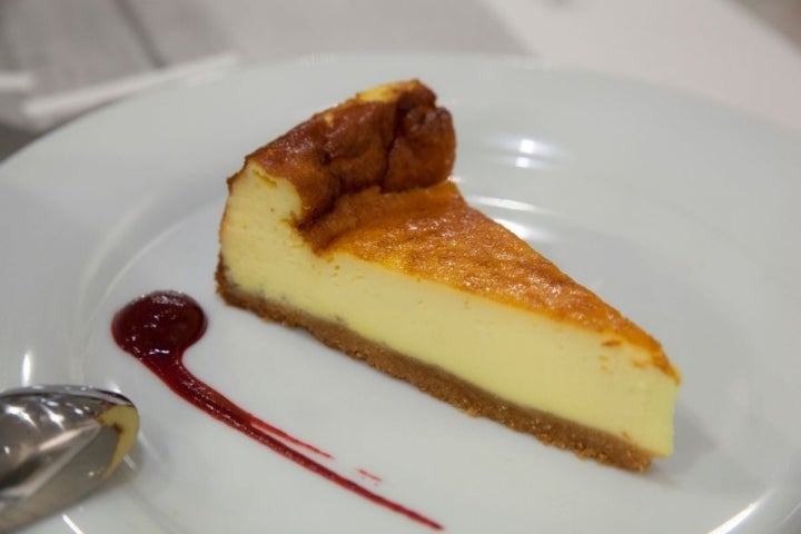 ¡Ojo!, esta tarta de queso es adictiva.