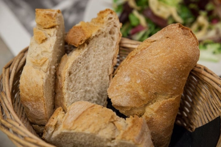 El pan del restaurante es sencillamente perfecto.