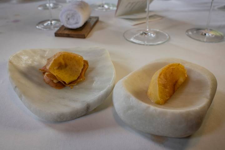 Restaurante Mugaritz 2022 (Errenteria, Gipuzkoa) manzana