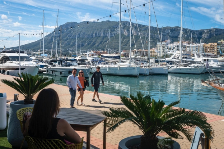 Las vistas desde la terraza del restaurante.