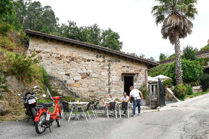 La terraza del bar.