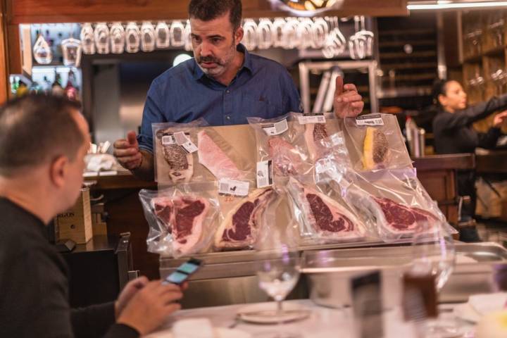 Carro de carnes en 'Origen' de Las Palmas de Gran Canaria