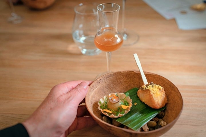 Restaurante 'Quimbaya' (Madrid): boronía, pargo frito y limonaria