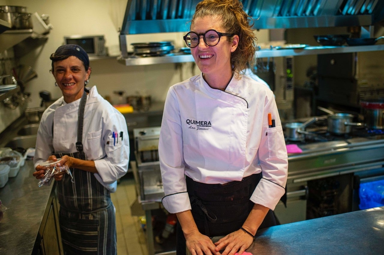 Cocina de raíces manchegas y pitiusas, con huerto a la carta