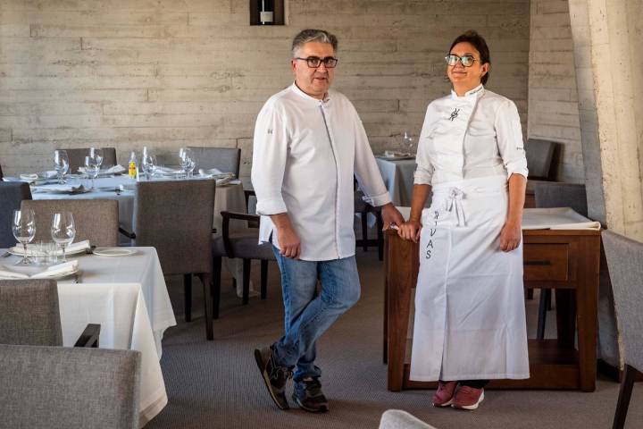 Juanma Rivas y Ana Rosa Cuadrado llevan 27 años juntos en este restaurante familiar.
