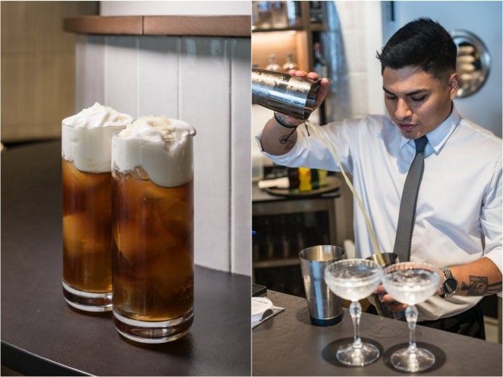 Cócteles de la coctelería B-Heaven Macusamba (Santa Cruz de Tenerife).