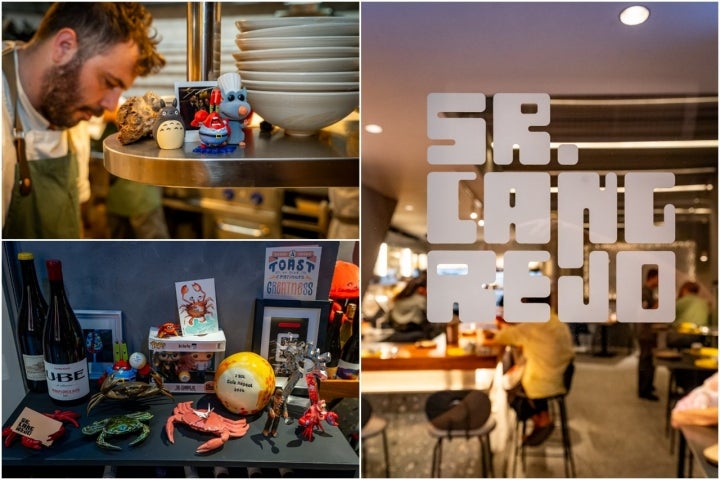 El restaurante está poblado de 'cangrejos' en todos los formatos posibles El restaurante está poblado de 'cangrejos' en todos los formatos posibles