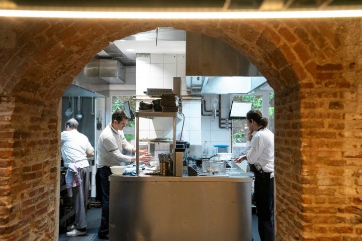 La cocina se ha multiplicado por ocho en comparación con el anterior local de la calle Ibiza.