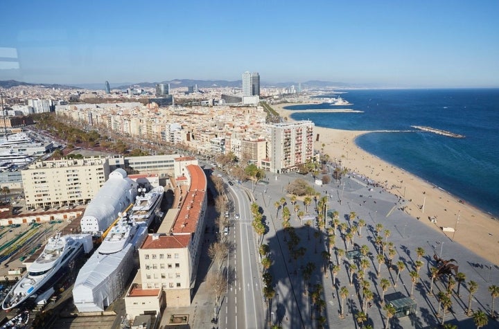 Barcelona y el Mediterráneo a tus pies.