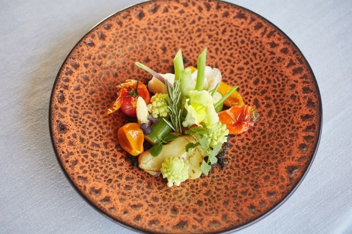 Ensalada de la huerta para ir entrando en materia.