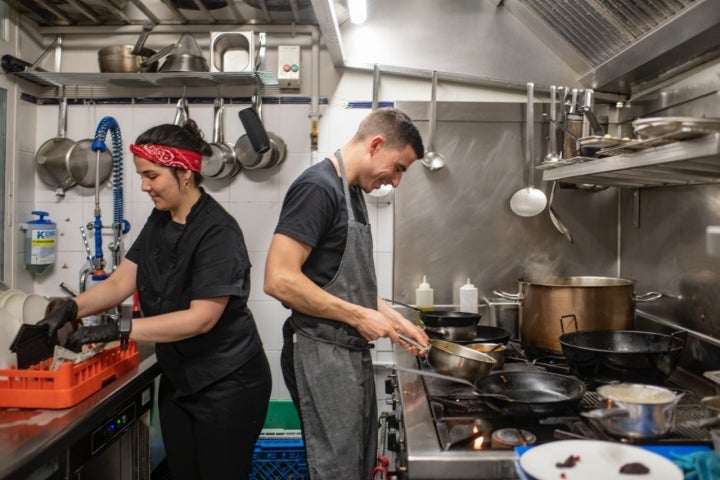 Aitor en cocina.