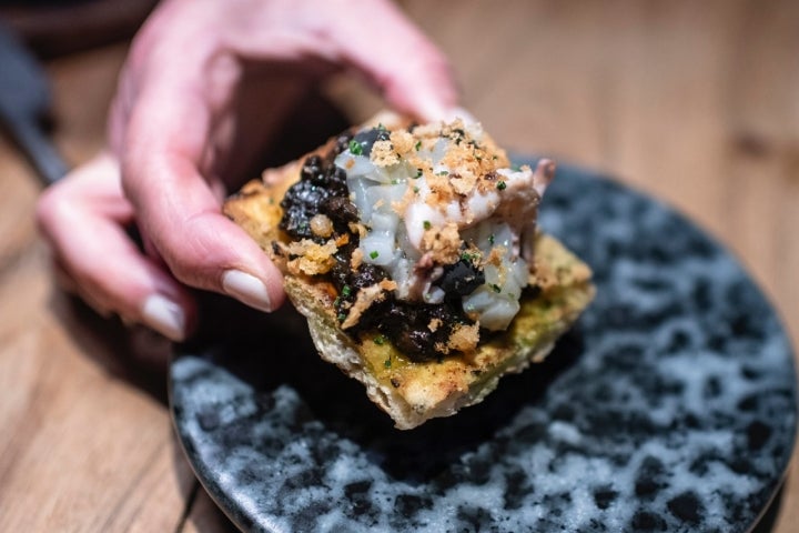 Bocata de calamares versión Triciclo.