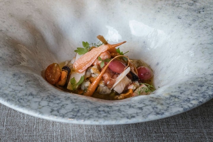 Salpicón de mariscos del restaurante Troqué (Adeje, Tenerife).
