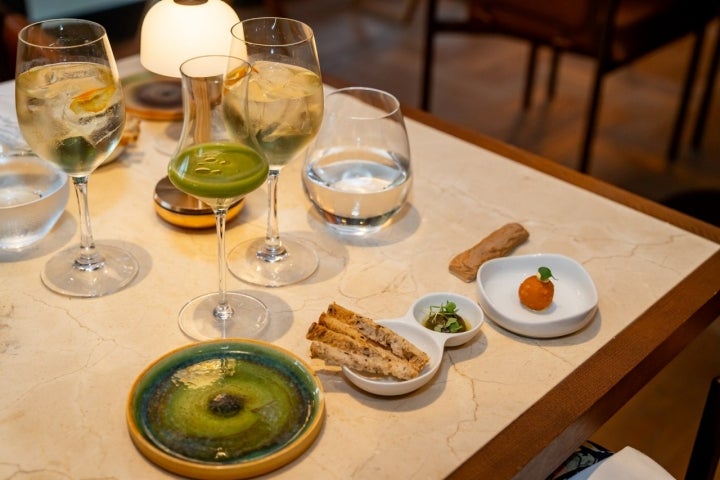 Restaurante Vinum Priorat primeros snacks