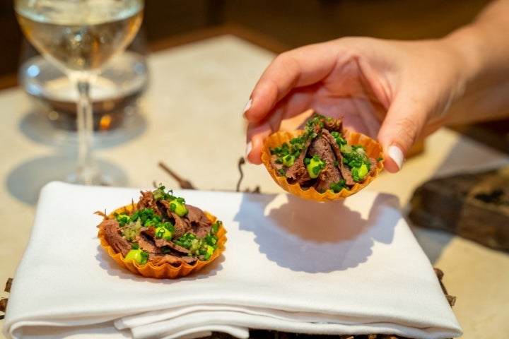 Restaurante Vinum Priorat lengua